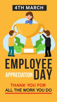 employee appreciation day,teacher's day Instagram Story template
