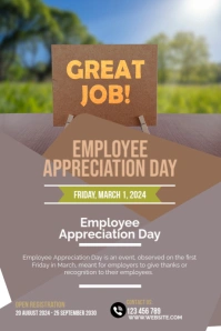 Employee Appreciation Day Tumblr Graphic template