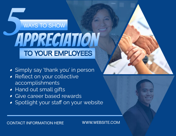 Associate Apprection Flyer Employee Appreciation Day Template | PosterMyWall