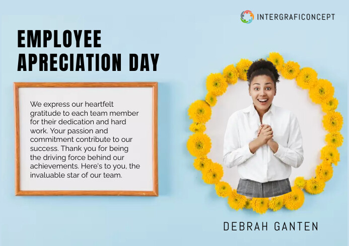 EMPLOYEE APPRECIATION DAY Template | PosterMyWall
