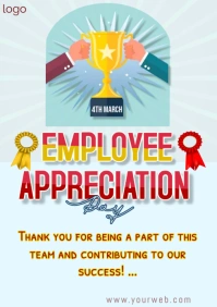Employee appreciation day A1 template