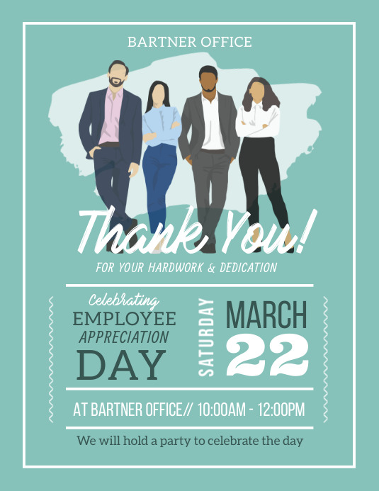 Employee Appreciation Day Flyer Pamflet (VSA Brief) template