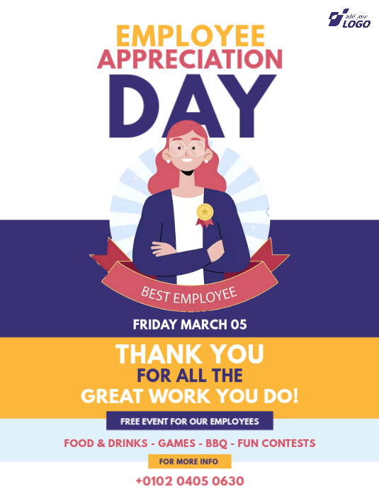 Free Printable Employee Appreciation Flyer Printable World Holiday