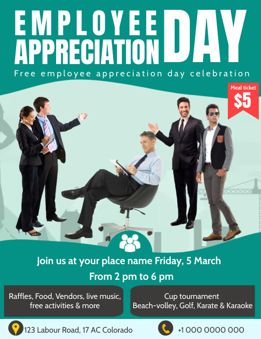 Associate Apprection Flyer employee appreciation day flyer template | PosterMyWall