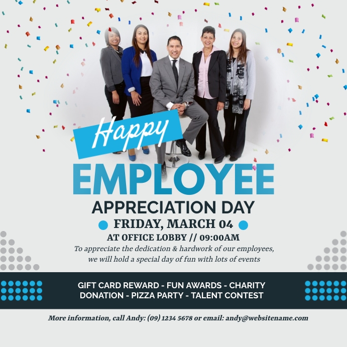 Employee Appreciation Day Instagram Post Template | PosterMyWall