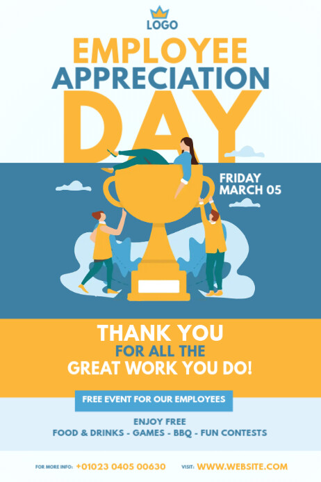Employee Appreciation Flyer Template