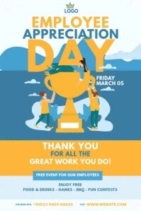 Associate Apprection Flyer Employee Appreciation Flyers Template | PosterMyWall