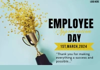 employee appreciation day template Открытка