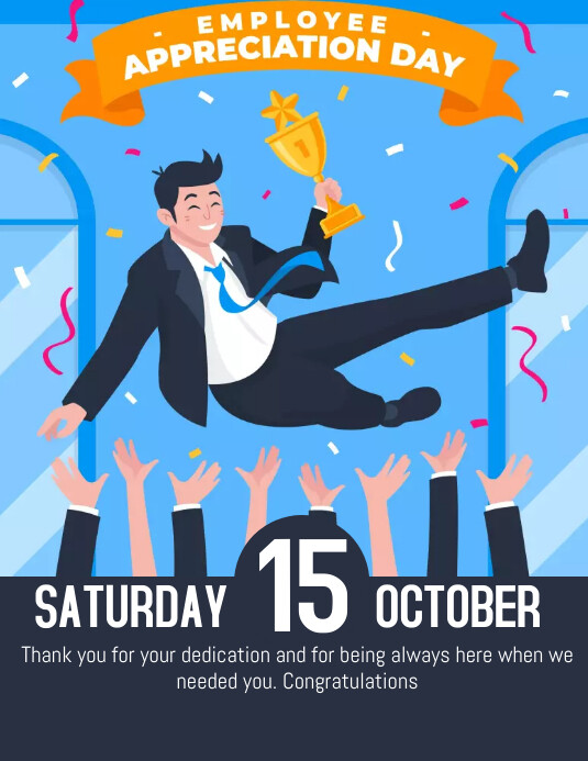 Associate Apprection Flyer Employee Appreciation Template | PosterMyWall