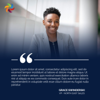 Employee appreciation flyer design Instagram 帖子 template