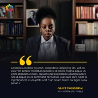 Employee appreciation flyer design Instagram Post template