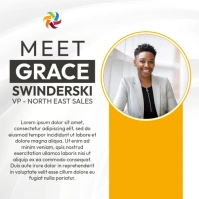 Employee appreciation flyer Instagram Post template