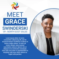 Employee appreciation flyer Instagram Post template
