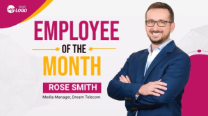 Employee Appreciation Template Tampilan Digital (16:9)