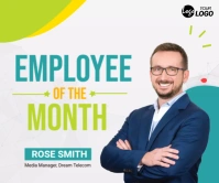 Employee Appreciation Template Large Rectangle