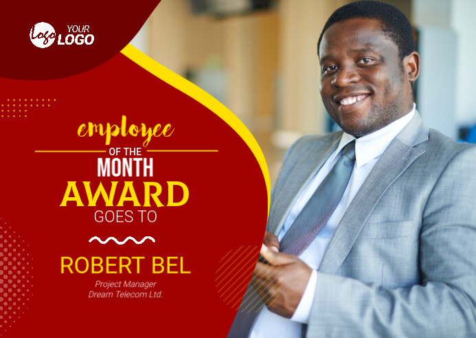 Copy of Employee Award Banner Template | PosterMyWall