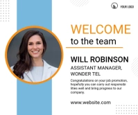 Employee Award Large Rectangle template