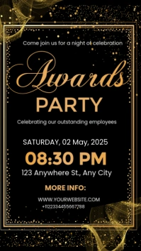 employee Award party Instagram Story template