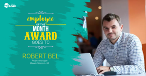 Turquoise Employee Recognition Изображение, которым поделились на Facebook Template