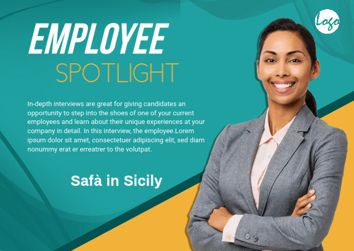 Copy of employee feature Postcard | PosterMyWall
