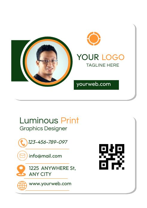 employee id card template | PosterMyWall