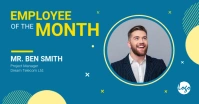 Employee of the month banner Facebook Ad template