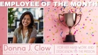 Employee of the Month Digital Signage design template