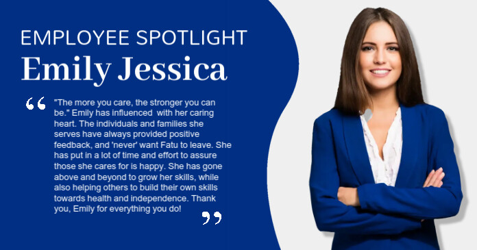 Employee spotlight,event Obraz udostępniany na Facebooku template