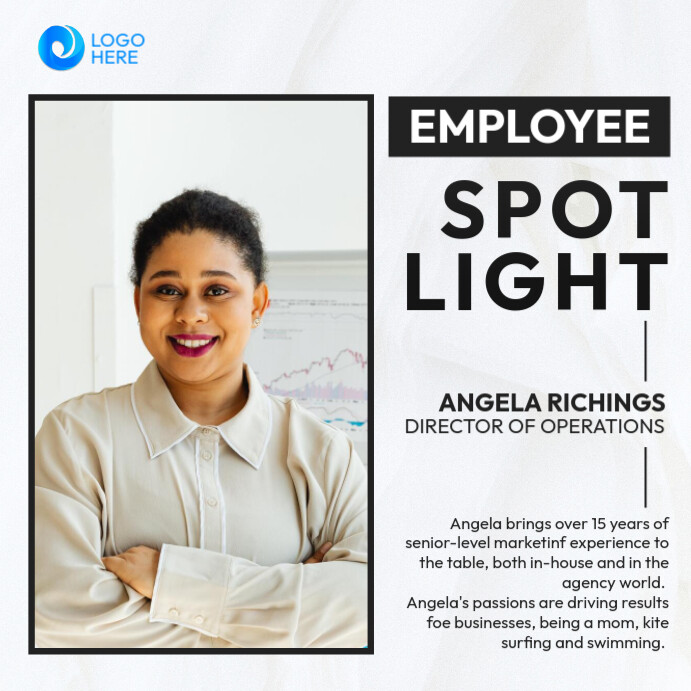 Vip Spotlight Posts Employee spotlight appreciation Template | PosterMyWall
