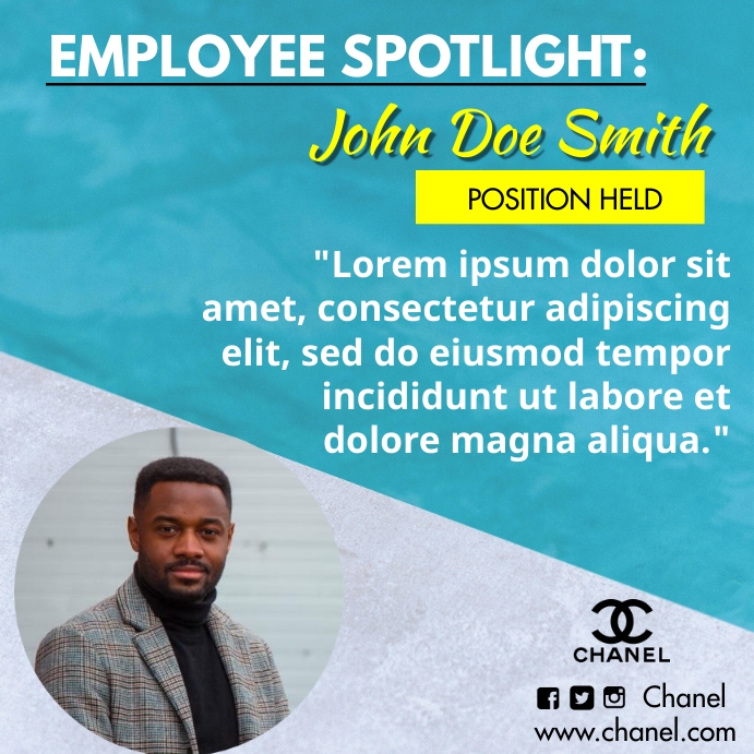 Employee Spotlight Templates Free Printables
