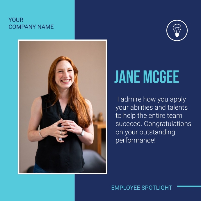 Employee spotlight Template | PosterMyWall