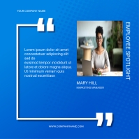 Employee spotlight Template | PosterMyWall