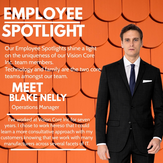 Employee Spotlight Template PosterMyWall