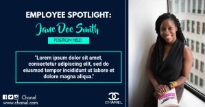 Purple Employee Spotlight Изображение, которым поделились на Facebook Template