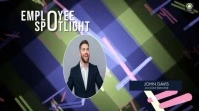Employee Spotlight Digital Display (16:9) template