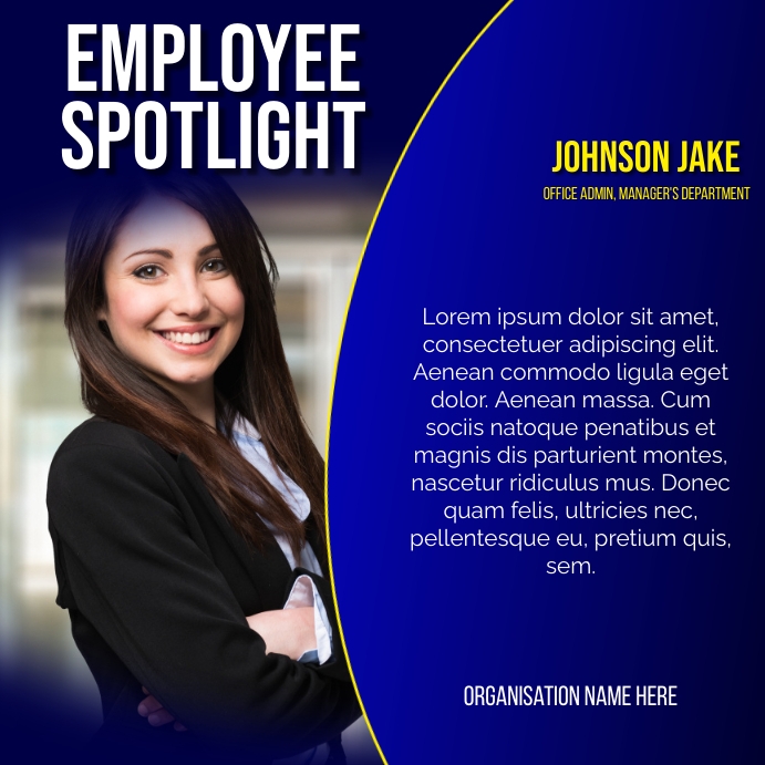 employee spotlight Template PosterMyWall employee spotlight Template PosterMyWall