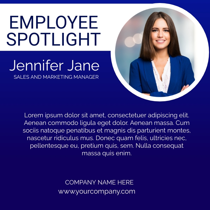 employee spotlight Template PosterMyWall employee spotlight Template PosterMyWall