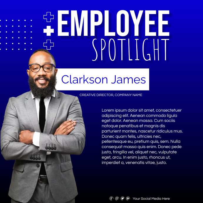 employee spotlight Template PosterMyWall employee spotlight Template PosterMyWall