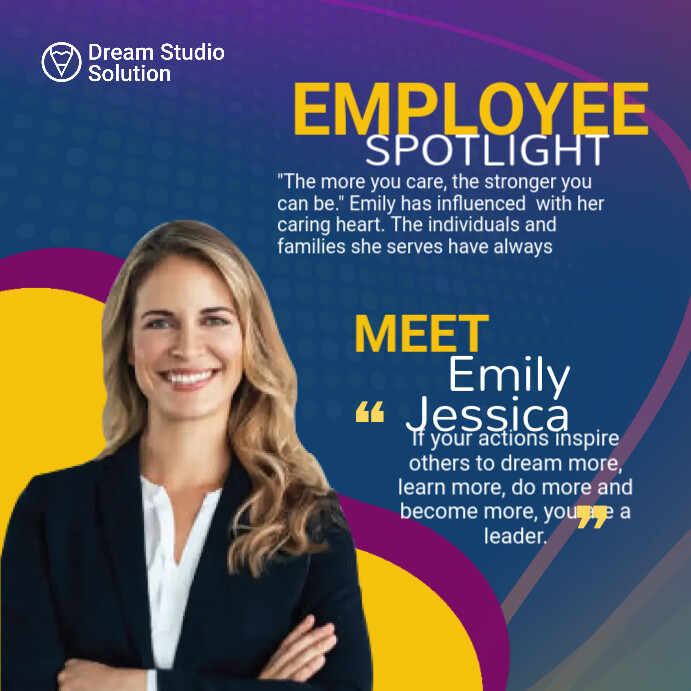 Employee Spotlight Instagram Image Iphosti le-Instagram template