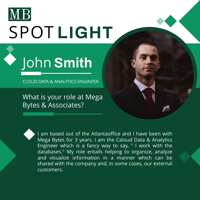 Employee Spotlight Instagram Post Template PosterMyWall