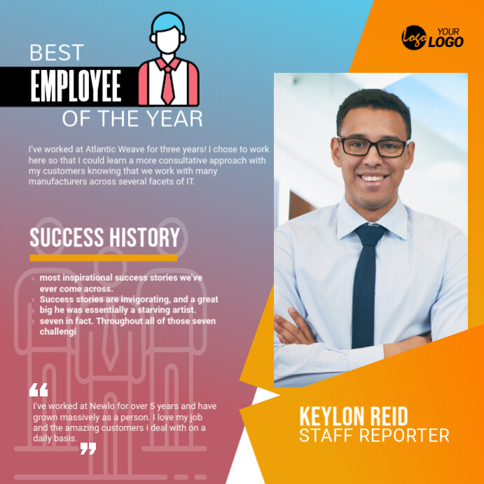 Feature Spotlight Post Employee Spotlight social medial post | PosterMyWall