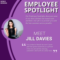 Employee Spotlight Template | PosterMyWall
