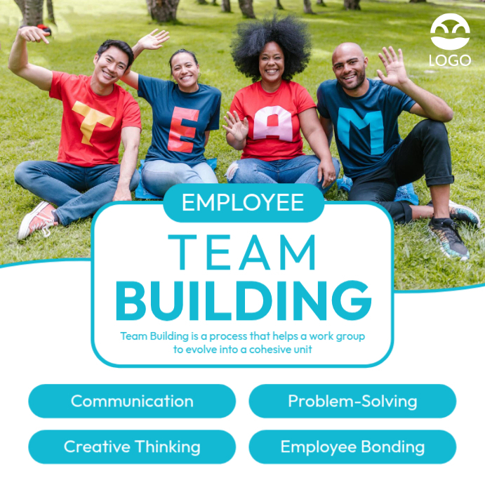 Employee team building retreat flyer Template | PosterMyWall