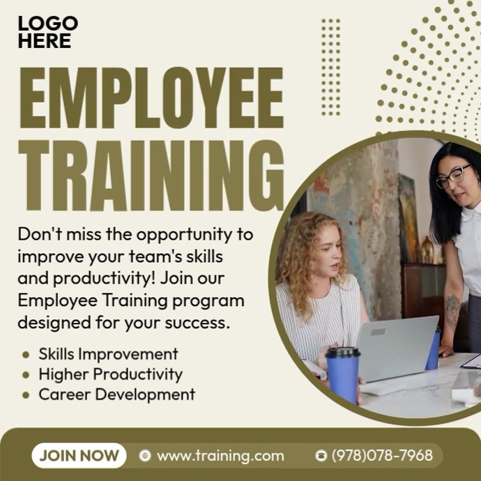 Employee Training Ads Template | PosterMyWall