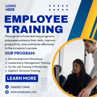 Employee Training Instagram Post template