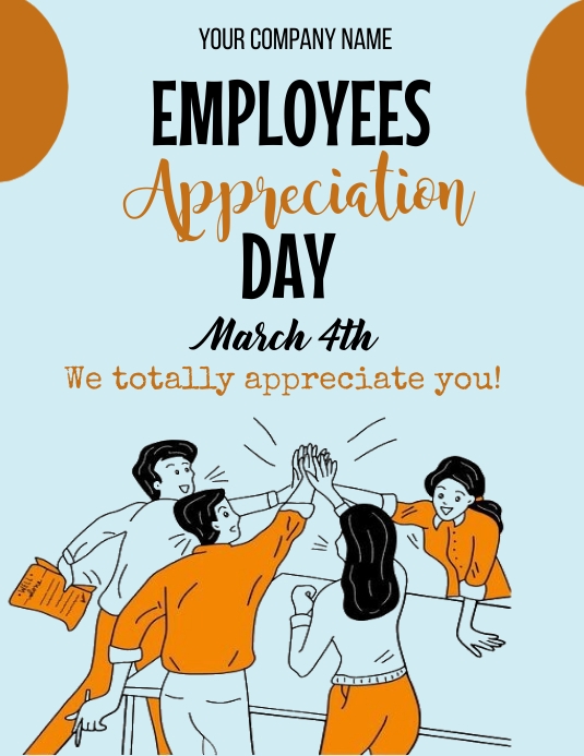 Associate Apprection Flyer Employees appreciation day Template | PosterMyWall