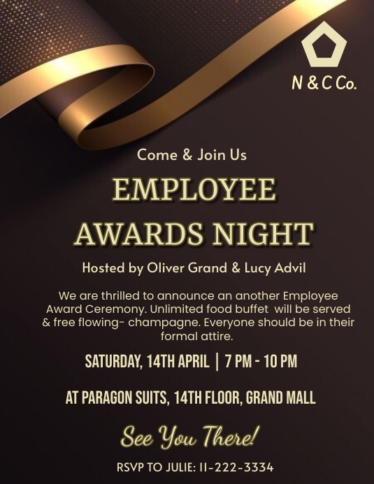 Awards Ceremony Brochure