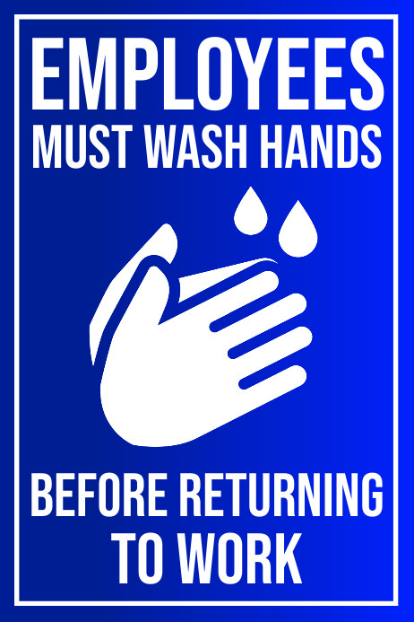 Employees Wash Hands Sign Printable Employees Wash Hands Sign Printable