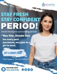 Empower Girls with Confidence Flyer (US Letter) template
