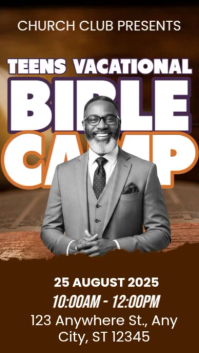 Brun Bible Camp Short do YouTube Template